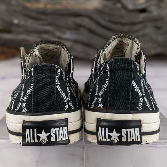 RARE!! Converse Mens Chuck Taylor (RED)ESIGN DESI(RED) Ox Canvas Skate Shoe - Picture 5 of 11